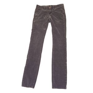 BDG Urban Outfitters Skinny Corduroy Ankle Pants | Womens Size 24 |Grey Low Rise